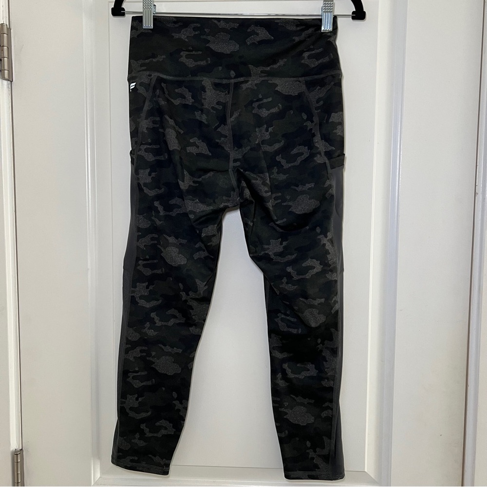 Fabletics Camouflage Powerhold Cropped Leggings Size M
